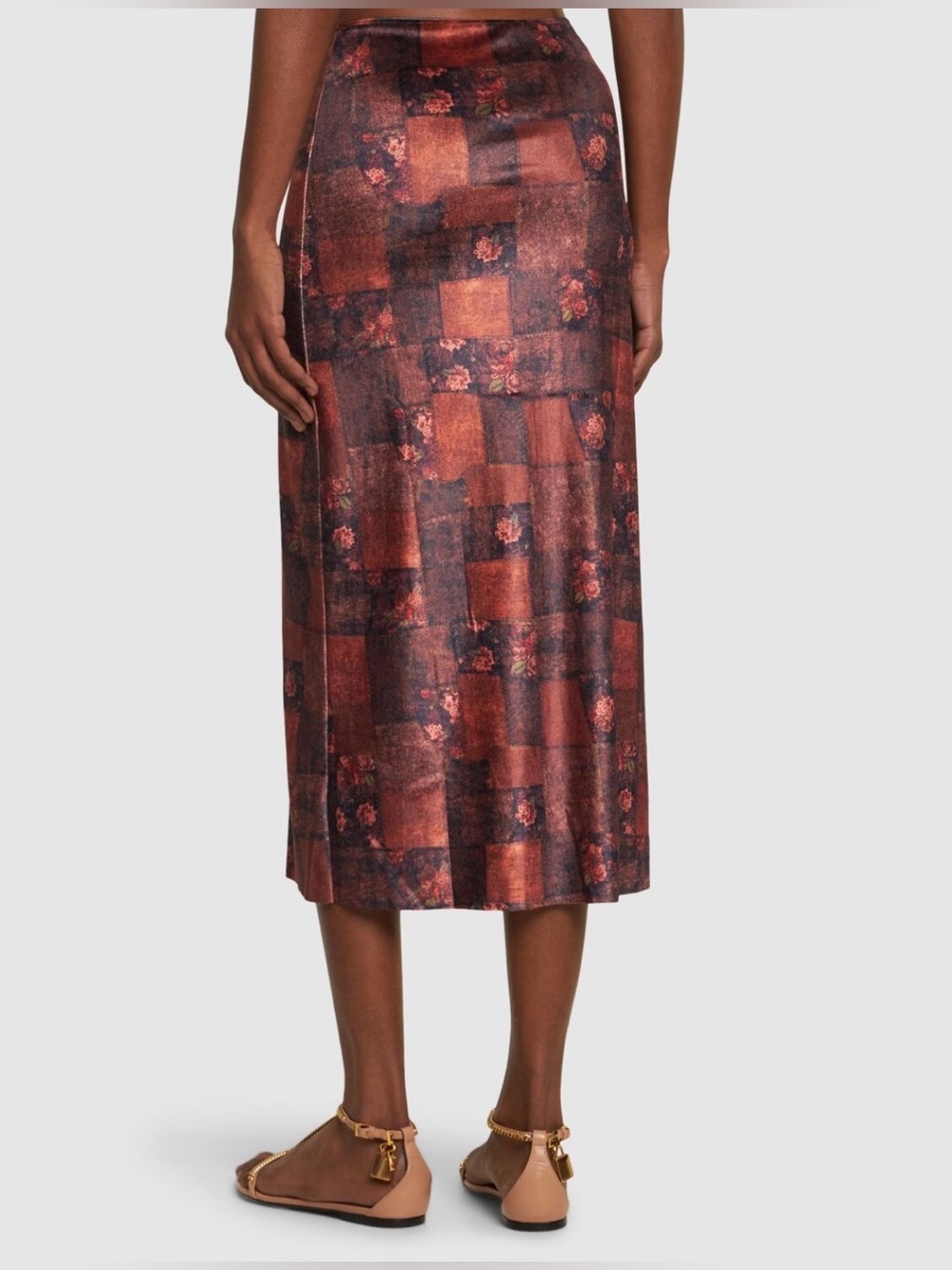 WeWoreWhat Printed Stretch Jersey Skirt